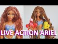 Giving REAL LOCS to my Live Action Ariel doll like Halle Bailey (Reroot)