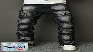 Manfinity EMRG Men Fashionable Vintage Distressed Ripped Jeans SHEIN USA Review