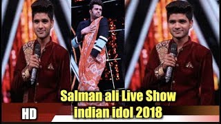 Salman ali Live Show performance indian idol 2018
