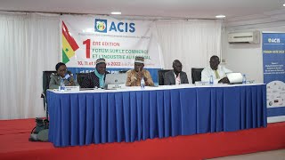 Forum Acis 2022, thème : L’industrialisation rapide, inclusive et durable ...