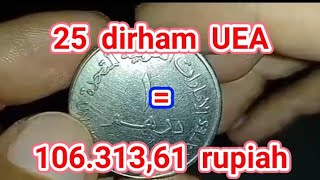 TERJAWAB! 25 dirham berapa rupiah