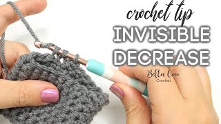 CROCHET TIP: INVISIBLE DECREASE | Bella Coco Crochet