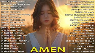 Top 50 Praise& Worship Nonstop Good Praise Songs LYRIC🙏Bless The Lord🙏Thuorugh It All 2024 Playlist