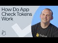 How do Firebase App Check tokens work?