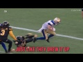 cfl player catches td without looking @thebuzzer fox sports