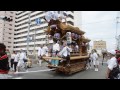 2015大阪市だんじり祭り・生野区舎利寺、入魂式⑦舎利寺、御披露目曳行