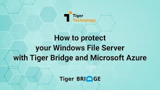 How to protect your Windows File Server with Tiger Bridge and Microsoft Azure