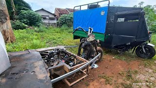 KENDARAAN MOTOR RODA TIGA ANTI HUJAN