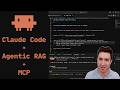 Claude Code pro features in action to build Agentic RAG with MCP