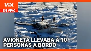 EN VIVO: encuentran avioneta que desapareció durante tormenta de nieve