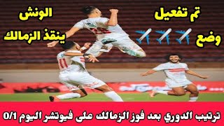 ترتيب الدوري المصري بعد فوز الزمالك على فيوتشر اليوم 0/1 💥 أهداف مباراة الزمالك وفيوتشر اليوم