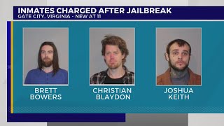 3 inmates charged after Southwest Virginia jailbreak