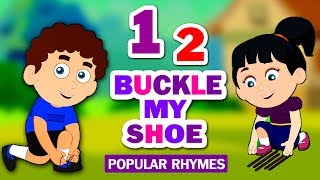 One Two Buckle My Shoe | Nursery Rhymes | Kindergarten Song | Children Rhymes | Koo Koo TV
