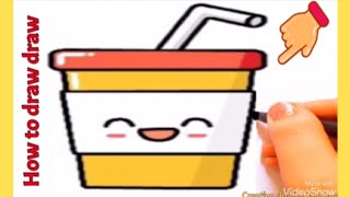 HOW TO DRAW SO CUTE DRINK