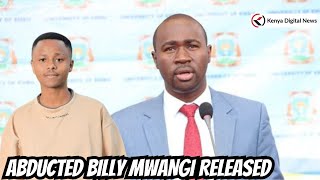 'WE WON'T BE COWED!' MP Mukunji fumes as ABDUCTED BILLY MWANGI is released!!