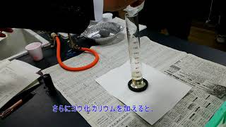 科学実験動画：過酸化水素の分解