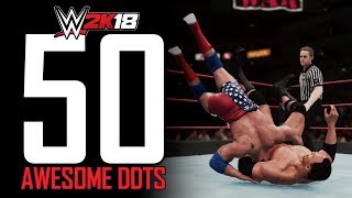 WWE 2K18 - 50 DDTs In The Game! (DDT Fury)