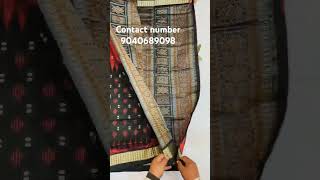 Sambalpuri cotton saree with blouse piece price 10950+\u0026 pure sambalpuri ✨️💕