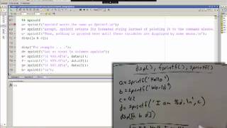 Strings: fprintf(), sprintf() and input()