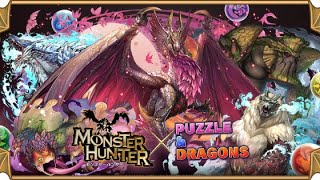 【パズドラ】モンスターハンターコラボガチャ10連したら神引きしたw【モンハン】