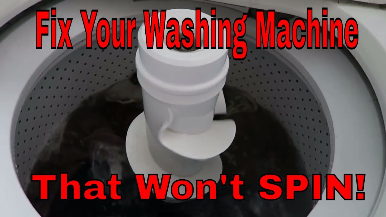 Washer Won't Spin! Whirlpool Washing Machine Repair - EASY! - YouTube