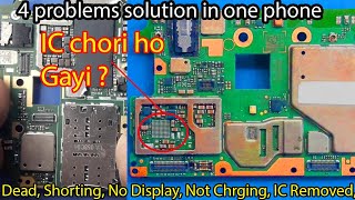 #Redmi 5 rosy dead, #shorting,#no Display, #not Charging solution