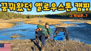 미국캠핑에 벽느낀 이유 【 미국 10편 - 옐로우스톤 국립공원 】