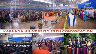 Karunya University 29th Convocation