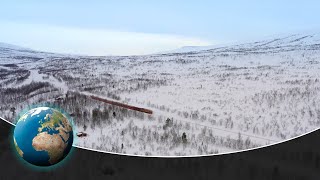 A wintery journey to the Arctic Circle - By Nordland railway across Norway