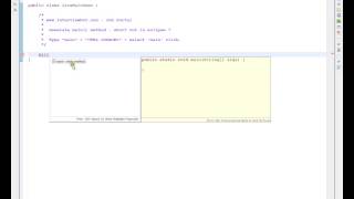 GENERATE MAIN METHOD IN ECLIPSE MAIN CTRL SPACE