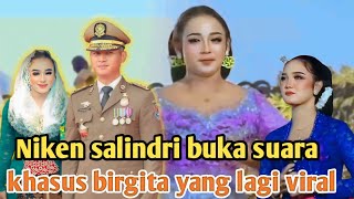 heboh.!! Niken salindri buka suara tentang khasus birgita yang lagi viral