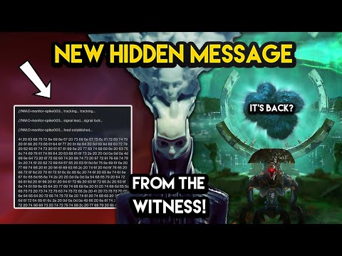 Destiny 2 - SECRET MESSAGE FROM THE WITNESS! Black Heart Returns?