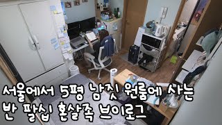 [MJ] 서울에 5평 원룸에 사는 40대 혼살족 브이로그 VLOG