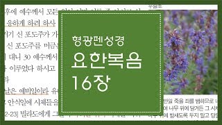 요한복음 16장 | 너희 근심이 도리어 기쁨이 되리라