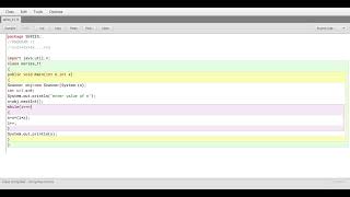 Blue Java : Series program part 11