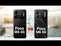 Poco M6 4G vs Poco M6 5G