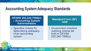 DCAA Accounting System Compliance for Small Business