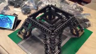 LEGO Eiffel Tower 10181 Time Lapse Build