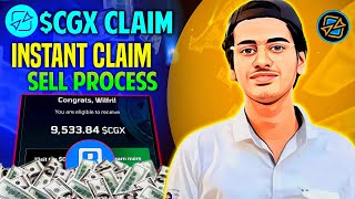 CGX Claim Process - instant Ggx token Airdrop Claim - COMMUNITY GAMING (CGX) CLAIM Bitget Listed 🔥