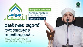 മലർക്കെ തുറന്ന് തൗബയുടെ വാതിലുകൾ || Episode - 12 || Dr. Shafi Azhari Meruvambazhi