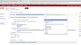 Permalinks in EBSCO