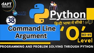 Python Command Line Arguments in Hindi | sys.argv Explained | O Level M3-R5