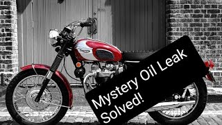 Do you find oil on the floor of you unit construction triumph and you don't know whats causing it
