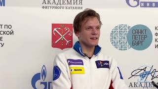 [ENG SUB] Evgeni SEMENENKO interview about attempting six quads