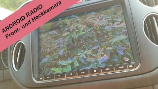 💙 Android Autoradio | Rückfahrkamera + Frontkamera mit Umschaltung | Test