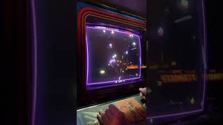 Paul Spriggs playing Robotron 2084 at WDPU get together at Arcade Club