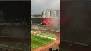 Galerie U Cluj, spectacol pirotehnic la meciul cu CSA Steaua