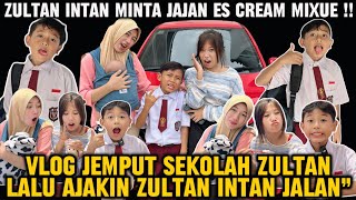 VLOG JEMPUT SKOLAH ZULTAN LALU DI AJAKIN BELI JAJAN SAMA INTAN⁉ Yogafamilly