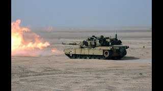 Best US Military Tanks M1A2 Abrams Firing its Powerful Cannon