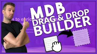 MDB Builder - free Bootstrap drag \u0026 drop editor \u0026 free hosting